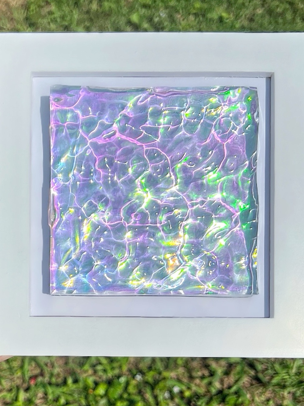 Iridescent Aqua Art - Picture 1 of 5